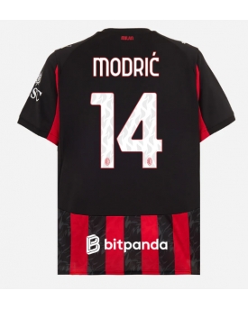 AC Milan Luka Modric #14 Maglia Gara Casa Repliche 2025-26 Maniche Corte